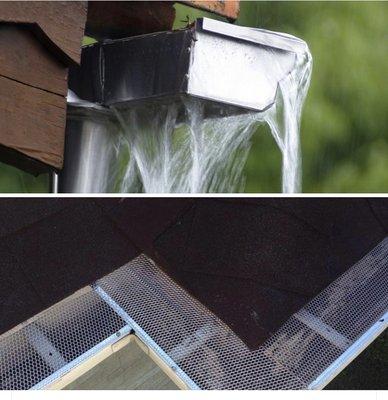 Avoid water damages installing leaf guards to your gutters.