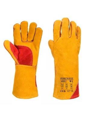 Welders Gloves Hand Protection.  Made by the industry leader Portwest and sold by Safety NJ.  Portwest has all the items you need to you pro