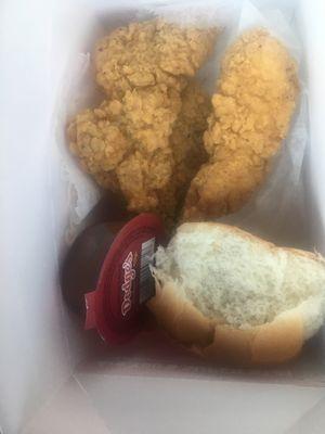 Three piece meal. 3.99