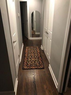 Hallway after