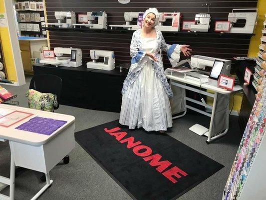 We are a Janome Sewing Machine Dealer & Service Center!