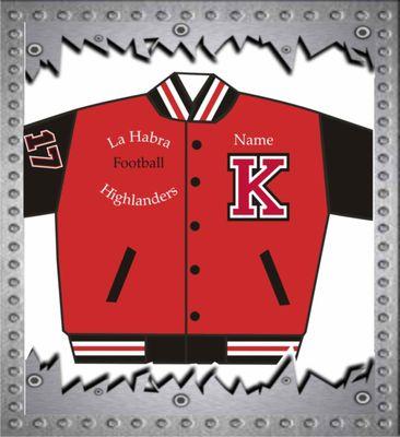 Katella   High School Letter Jackets customer for each student.