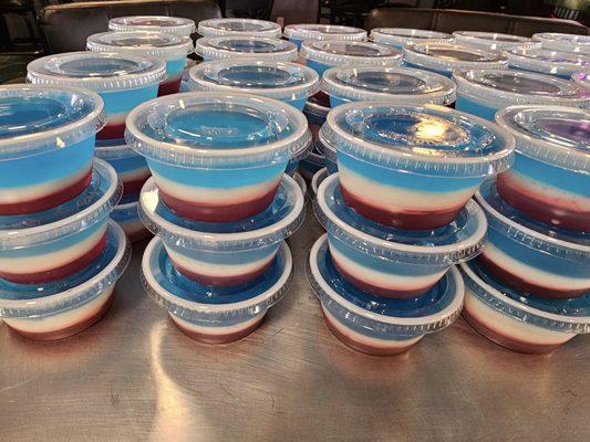 Merica' Jello Shots