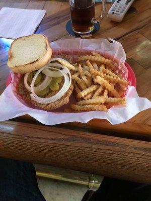 Breaded tenderloin.