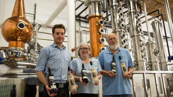 The Distillery Team - Jaz, Betsey and Paul