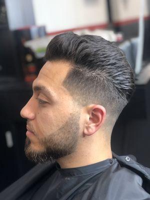 Super clean cut look.