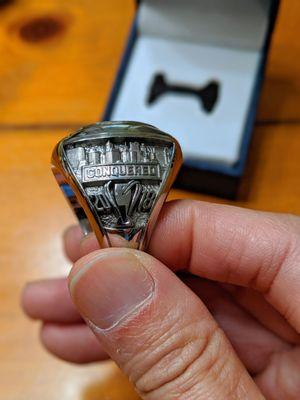 Atlanta United MLS Cup 2018 "fourth tier" championship ring.