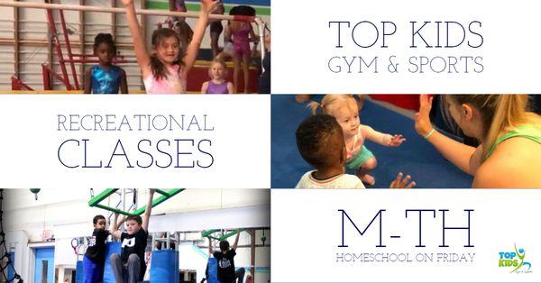 Recreational Classes Monday - Thursday with Home School class on Fridays!