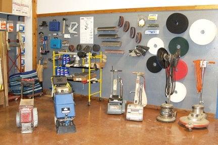 We carry flooring equipment from floor stippers to floor sanders to polishers and carpet cleaners.