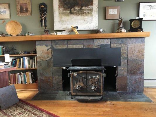 Slate Fireplace (Shoreline)