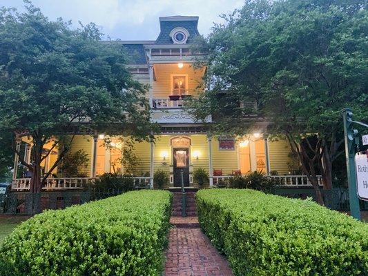 Main House at dusk