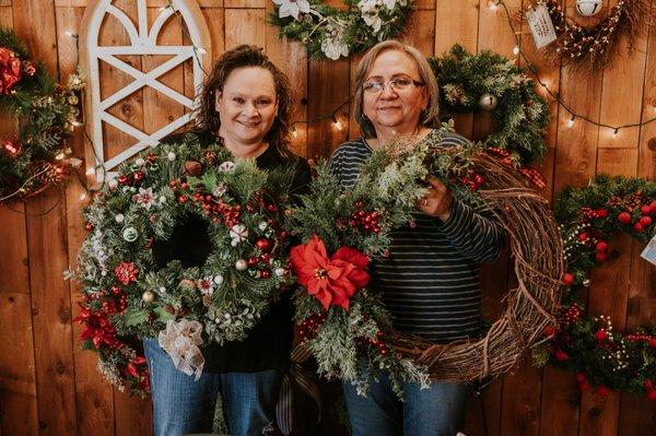 Christmas Wreath Event at The Plant Shop at Aspen Ridge!