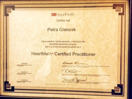 HeartMath Certified Practitioner