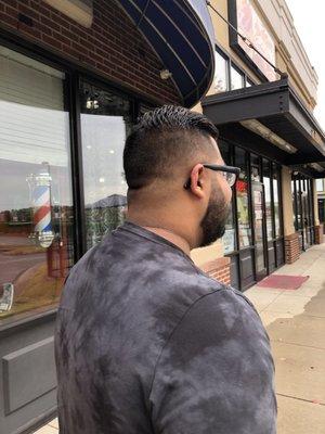 Haircut, inside of shop