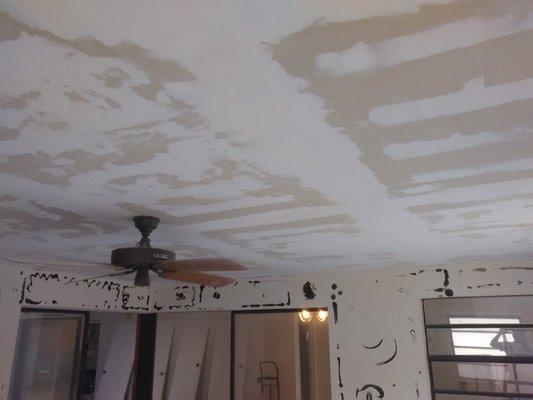 Replacing Popcorn Ceiling