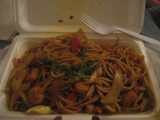 Shrimp Stir-Fried Noodles (Curry)