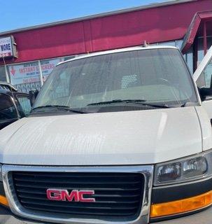 This was how the haul Van looked once we picked it up. Dirty, could barely see out the windows to drive.