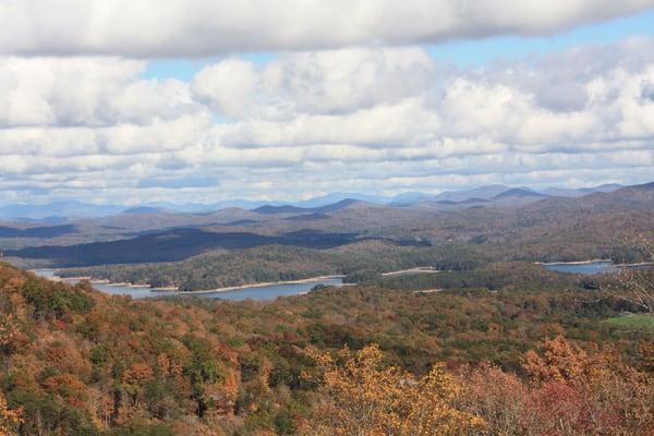 Lake Blue Ridge views