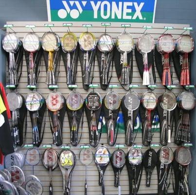 go to www.asby.com for the complete line of Yonex equipment