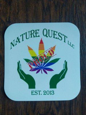 A nice sized parting gift sticker.