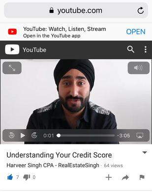 Come take a look at my YouTube channel "Harveer Singh CPA - RealEstateSingh" where I go over all things business and real estate related.