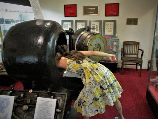 Looking for clues at the Lock Museum Adventure!