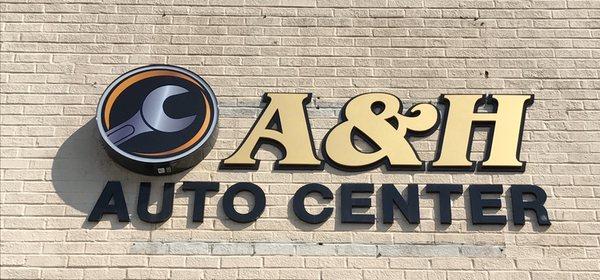 A&H Auto Center Signage