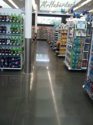 Shiny floor.