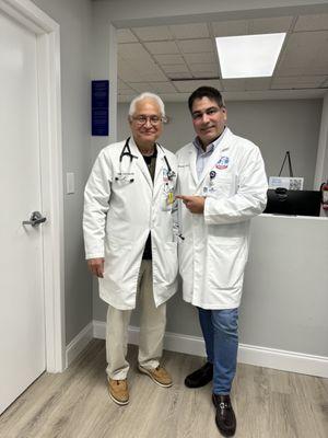 Drs. Moises Issa and Oswaldo Sandoval