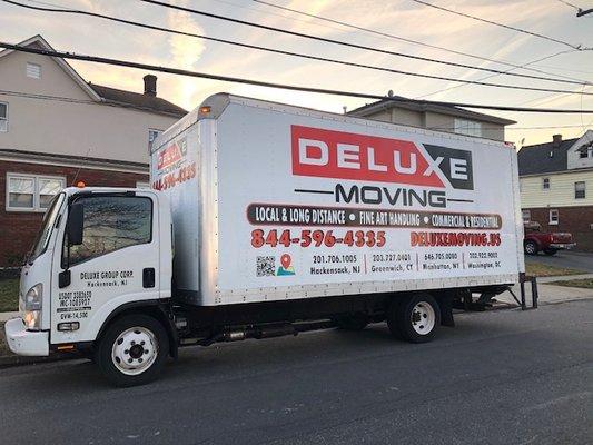 You get this type of truck when moving with Deluxe.