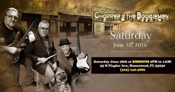 Coming to Simmons Bar: Saturday, June 18th.