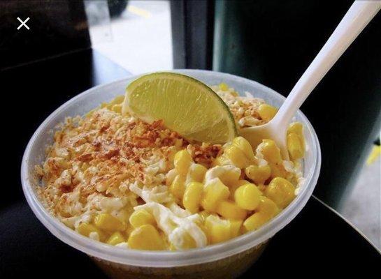 elote en vaso