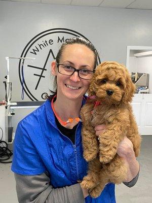 Jenn and Puppy