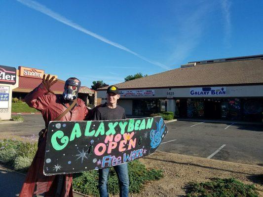 StarLord visits the Galaxy Bean