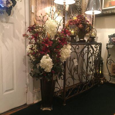 A Decorative accent piece and Custom Floral