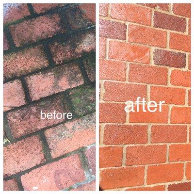 Outdoor brick pavers