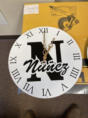 Custom clocks