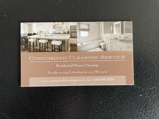 Customized Cleaning Services