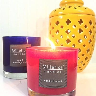 MillefioriMilano candles are Available in 2 sizes and many different scents, it'll be hard choose your favorite.