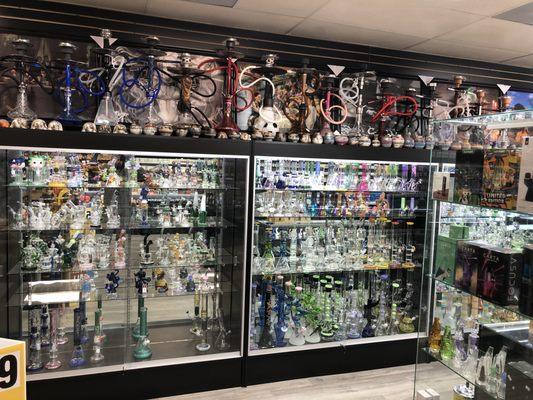 Nice design of hookah and glass