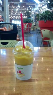 delicious and big mango pinapple smoothie