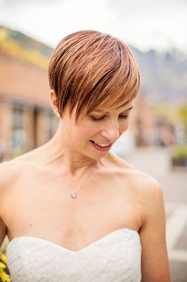 Beautiful Telluride Bridal Make Up.