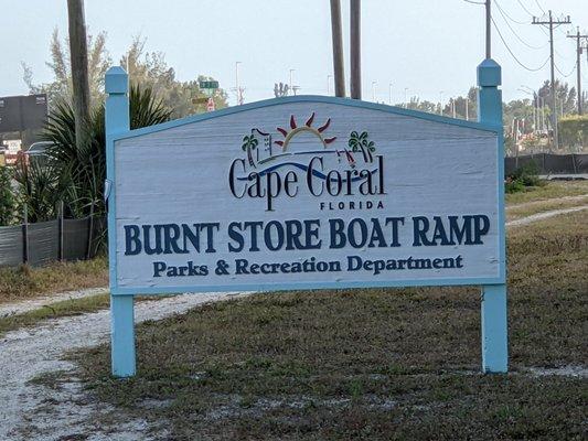 Welcome to Burnt Store Boat Ramp, Cape Coral