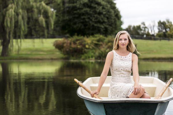 Senior Portrait Session at Boxwood Winery, near Salamander Resort in Middleburg.  Book your Session now with Arnel Gonce Photography!