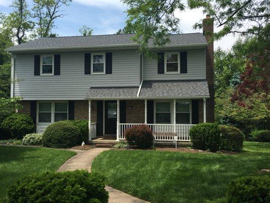 New roof,siding and gutters.