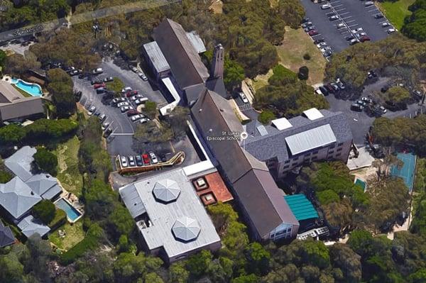 We helped St. Luke's Episcopal Church with their insurance claim. We replaced the entire roof, including the steeple.