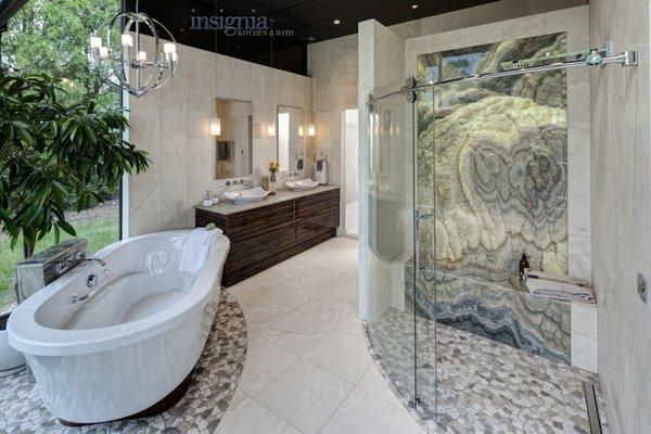 Bathroom featured in our Insignia showroom