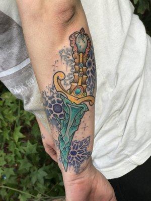 Game of thrones dagger tattoo