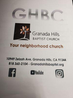 Granada Hills Baptist Church