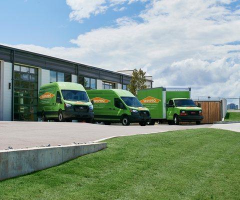 The SERVPRO fleet.